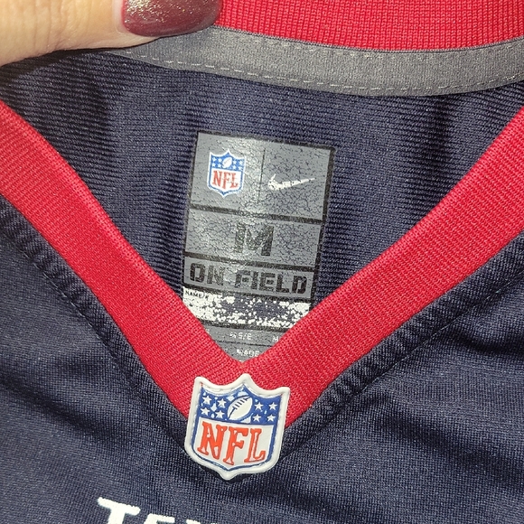 NFL Kids Navy and Red Jersey - Picture 3 of 5